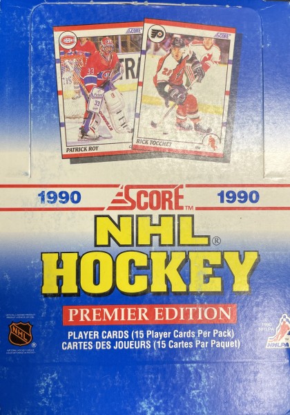 1990-91 Score French Hockey Box